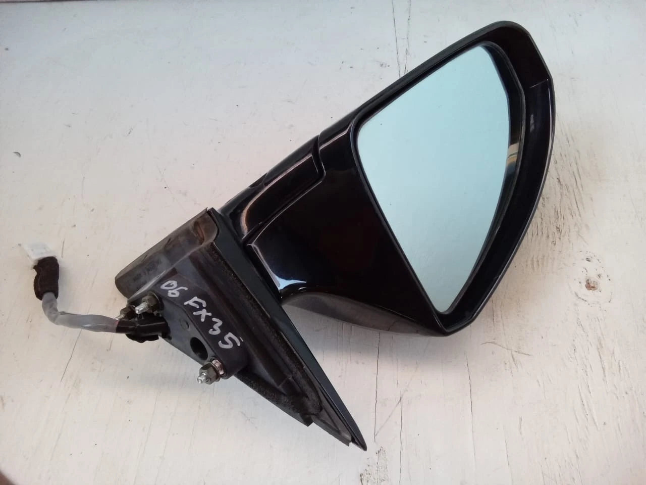 2006-2008 INFINITI FX35 FX45 POWER DOOR MIRROR LH LEFT DRIVER SIDE COLOR GRAY 96302CL80B