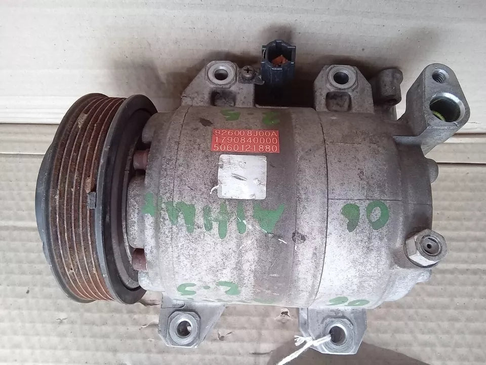 2002-2006 NISSAN ALTIMA 2.5L A/C COMPRESSOR 92600-8J00A - OEM