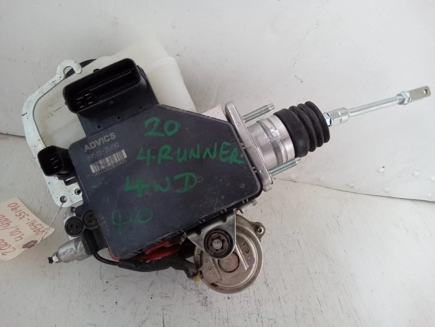 2020-2022 TOYOTA 4RUNNER 4.0L ABS PUMP BRAKE BOOSTER MASTER CYLINDER 89541-35190