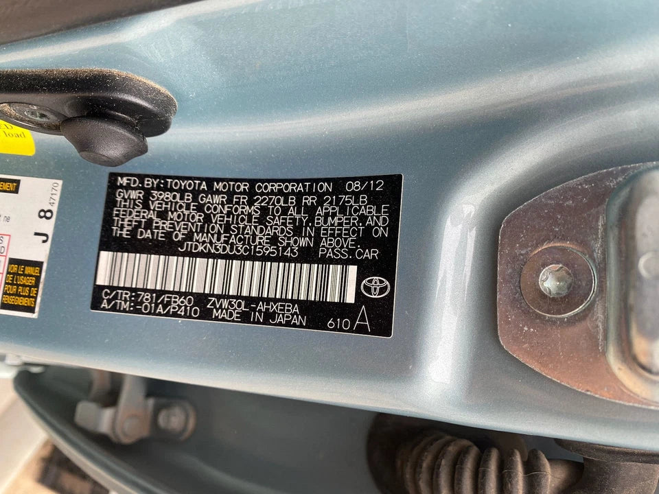 10 11 12 13 14 15 16 17 18 TOYOTA PRIUS 11 -17 LEXUS CT 200H ENGINE MOTOR 2ZRFX