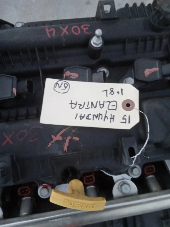 14 15 16 HYUNDAI ELANTRA 1.8L ENGINE MOTOR ASSEMBLY VIN E G4NB FED ULEV GRADE A