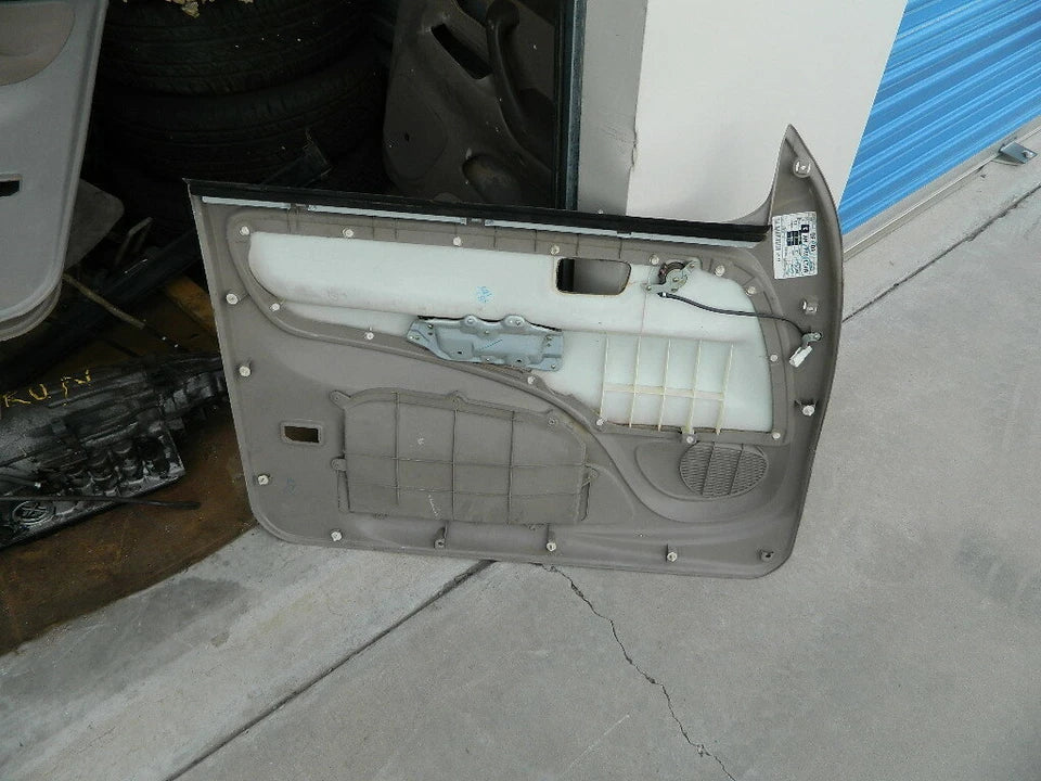 TOYOTA TUNDRA ACC CAB FRONT RIGHT PASSENGER DOOR PANEL OEM TAN COLOR