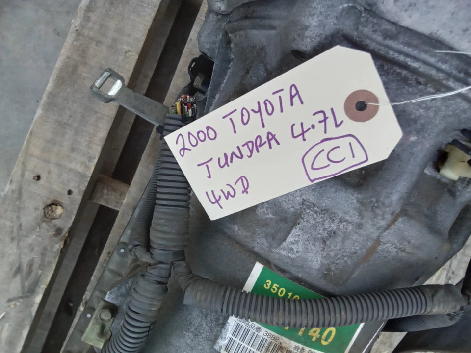 2000 00 TOYOTA TUNDRA V8 4.7L 4WD 4X4 AUTO TRANSMISSION ASSEMBLY A340F