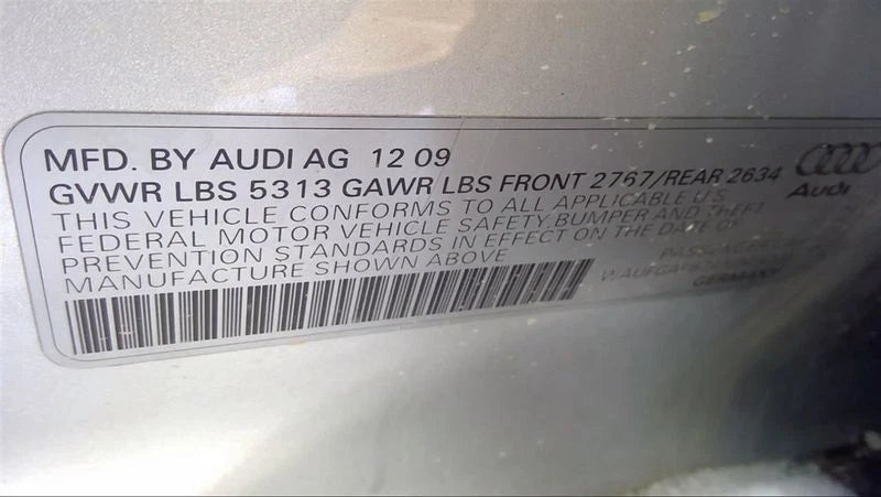 09 10 11 AUDI A6 3.0L V6 SUPERCHARGED ENGINE MOTOR ASSEMBLY W/ SUPERCHARGER CCA