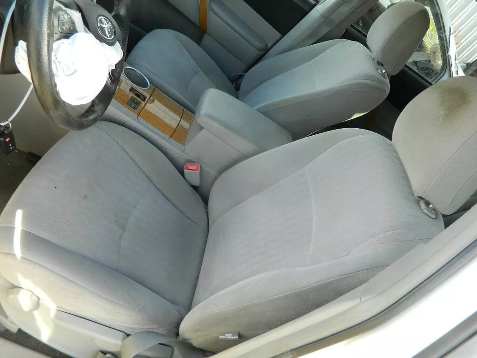 08 TOYOTA HIGHLANDER FRONT DRIVER & PASSENGER SEATS ASSEMBLY FABRIC/CLOTH-MANUAL