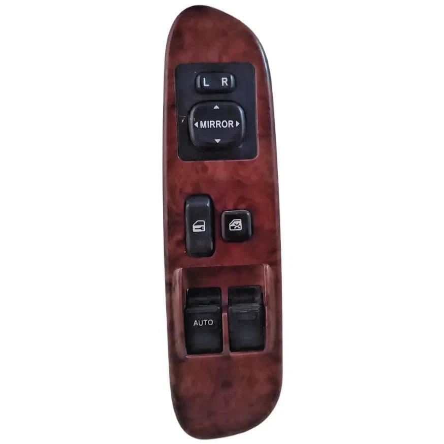 00-06 TOYOTA TUNDRA DRIVER SIDE MASTER POWER WINDOW SWITCH WOOD GRAIN 742020C020
