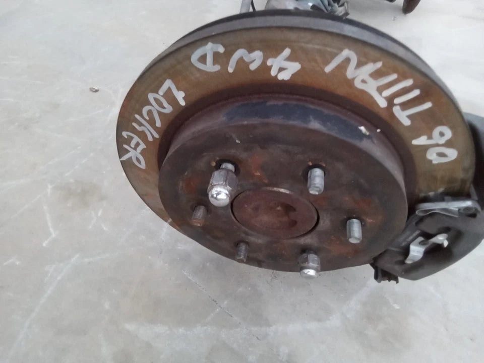 04-07 NISSAN TITAN 4WD LOCKING REAR END DIFFERENTIAL CARRIER AXLE W/ E- LOCKER
