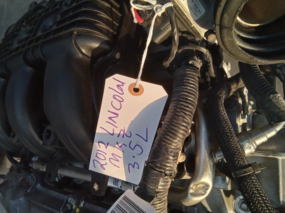 2011 2012 LINCOLN MKZ FORD FUSION VIN C, 8th digit 3.5L ENGINE MOTOR W/O COOLER