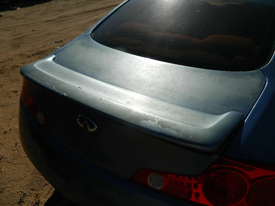 2003 2004 2005 2006 2007 INFINITI G35 COUPE 2DR TRUNK LID W/SPOILER-FADED PAINT