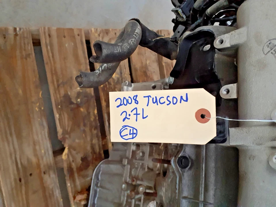 05-10 KIA SPORTAGE 05-09 HYUNDAI TUCSON 2.7L V6 ENGINE MOTOR ASSY VIN 3 &D G6BA