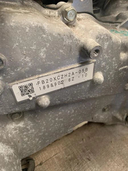 2014 SUBARU Subaru XV Crosstrek HYBRID 2.0L VINB PZEV GASOLINE ENGINE MOTOR ASSY