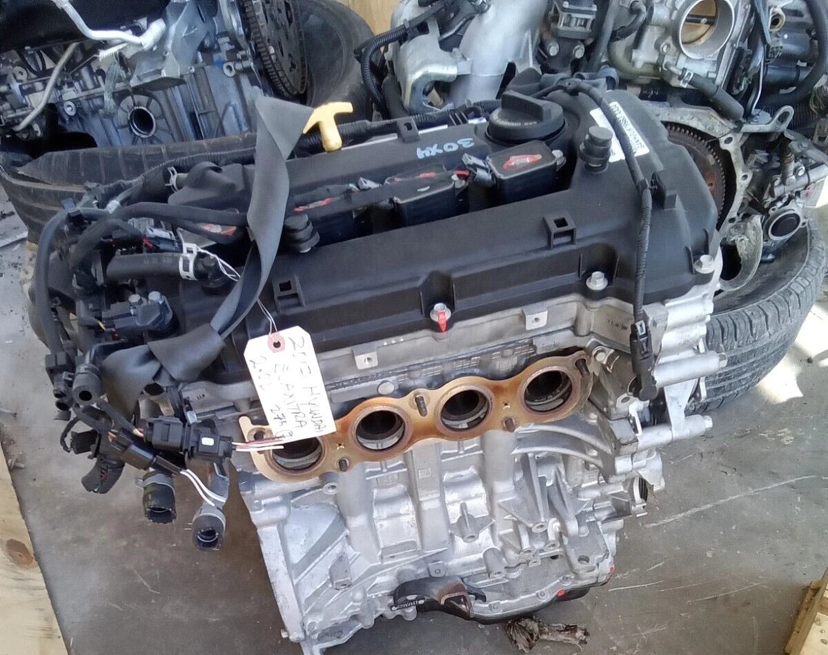 17-19 HYUNDAI ELANTRA 19-21 KONA 19-20 VELOSTER 2.0L ENGINE MOTOR VIN F 27K MIL