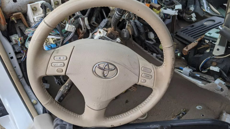 2004 2005 2006 TOYOTA SOLARA Driver Steering Wheel WITH AIRB