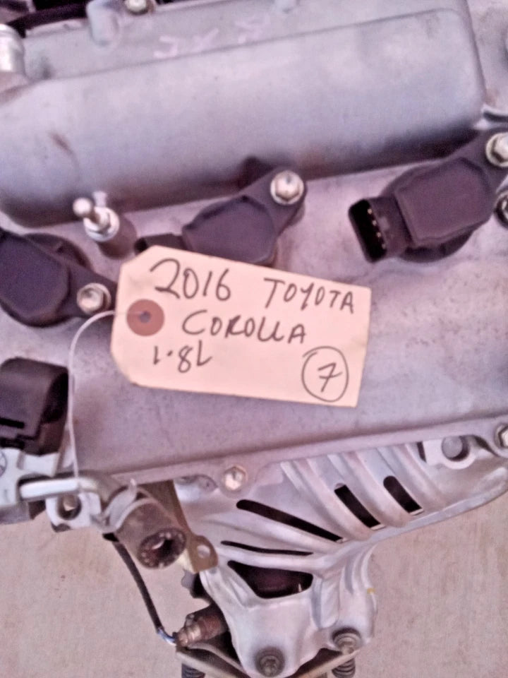 14 15 16 17 18 19 TOYOTA COROLLA 1.8L ENGINE MOTOR ASSEMBLY GRADE A 2ZRFE VIN U