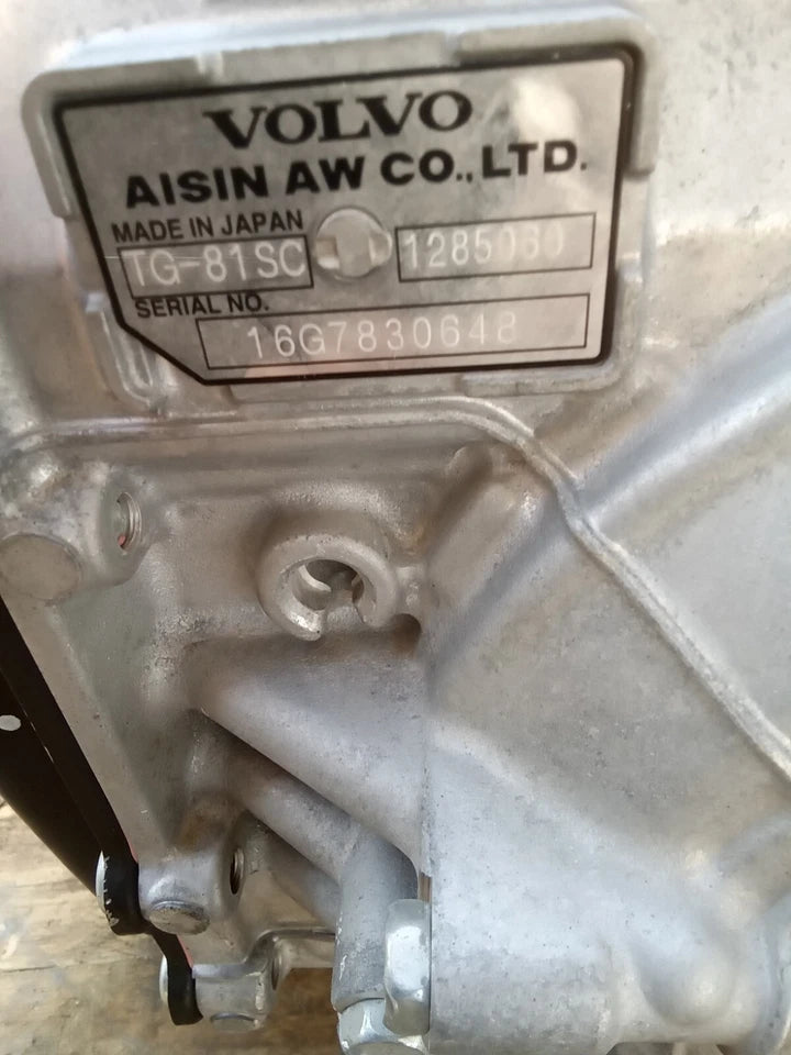 15 16 17 VOLVO XC60 2.0L T5 2WD 4X2 AUTOMATIC TRANSMISSION ASSEMBLY VIN 40