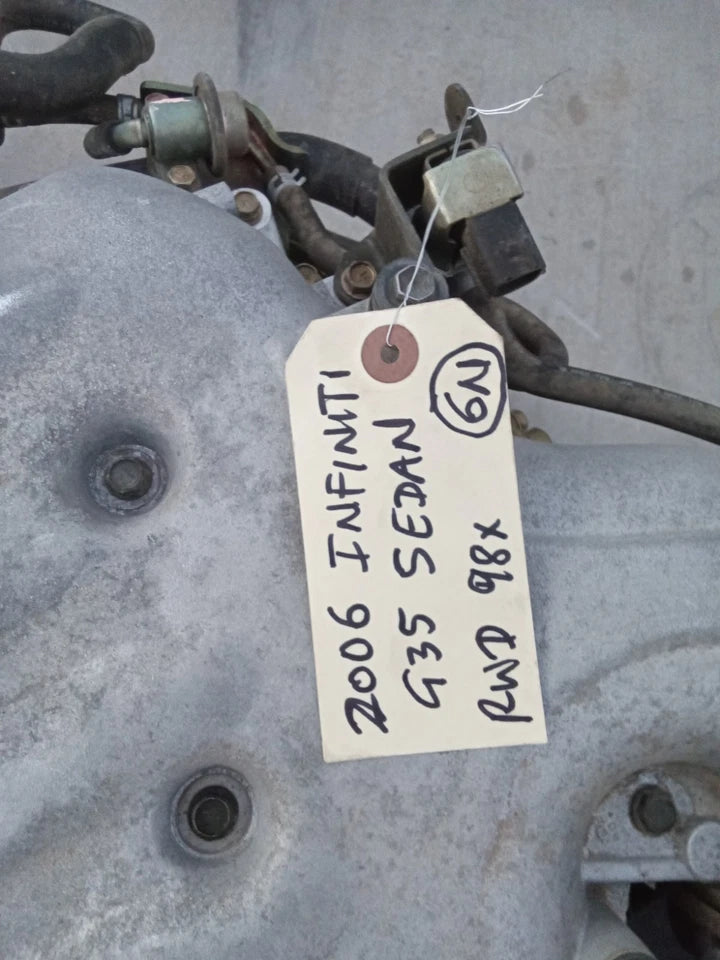 05(FRM 10/05) 06 07 INFINITI G35 05-08 FX35 M35 3.5L RWD 2WD ENGINE MOTOR VQ35DE