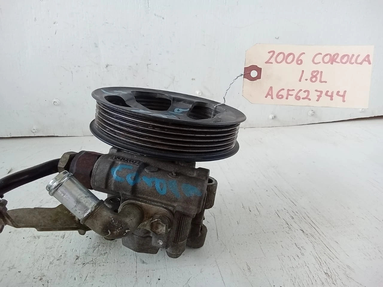 2003-2008 TOYOTA COROLLA MATRIX 1.8L POWER STEERING PUMP 44310-02101 | A6F62744