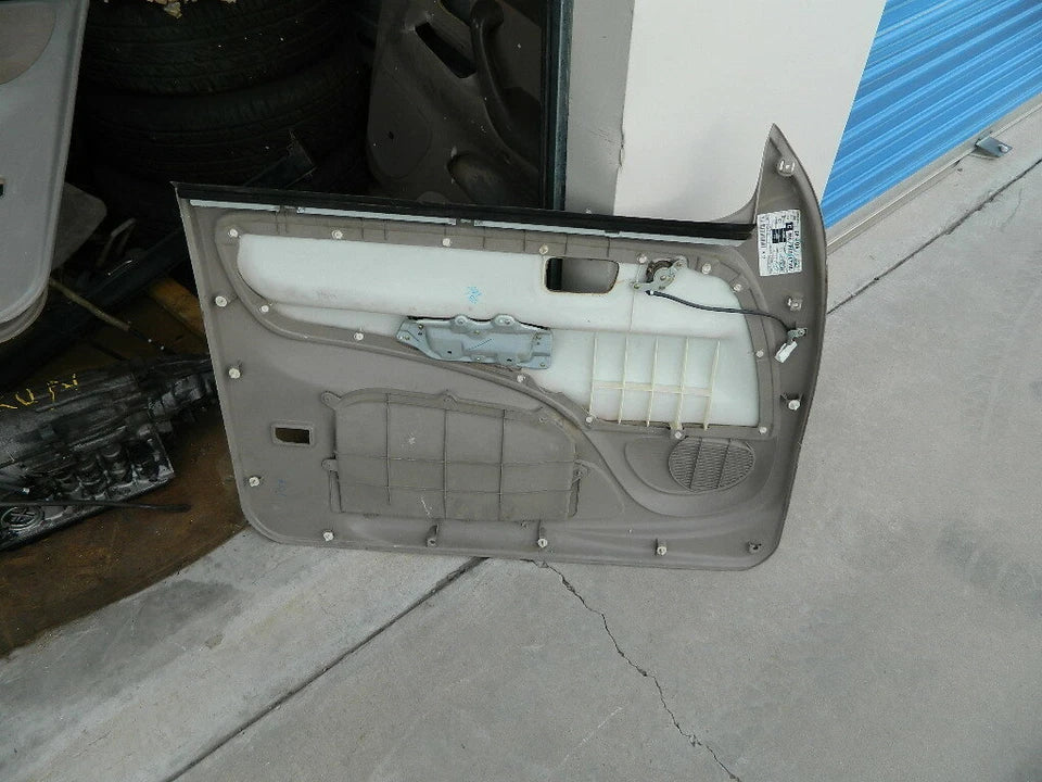 TOYOTA TUNDRA ACC CAB FRONT RIGHT PASSENGER DOOR PANEL OEM TAN COLOR
