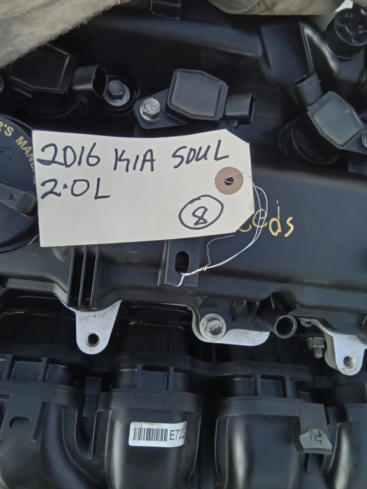 2016 16 KIA SOUL 2.0L ENGINE MOTOR ASSEMBLY VIN 5 G4NC