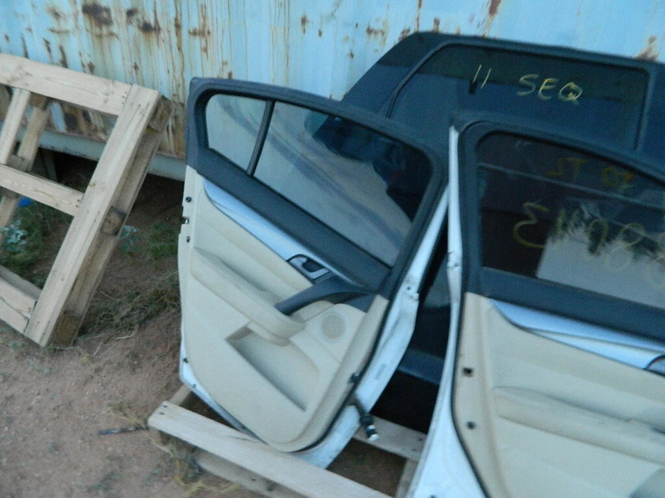 2009-2014 ACURA TL FRONT AND REAR LEFT DRIVER SIDE DOORS-SET PEARL WHITE COLOR