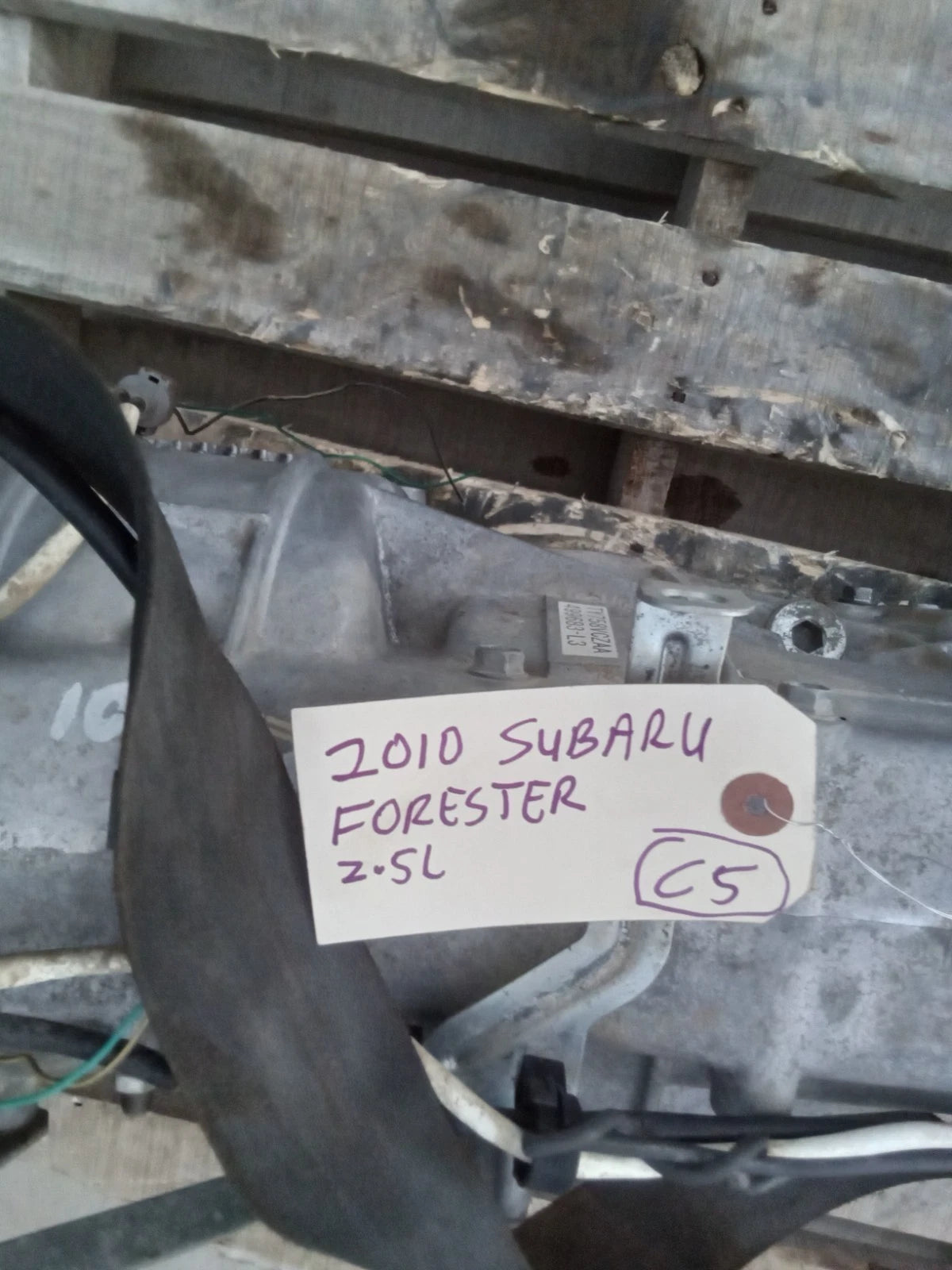 09 10 11 12 13 SUBARU FORESTER 2.5L W/O TURBO MANUAL MT STANDARD TRANSMISSION