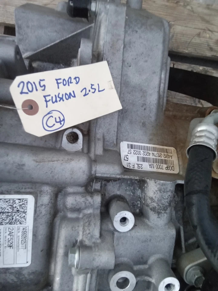 13 14 15 FORD FUSION 2.5L 4X2 2WD AUTO TRANSMISSION ASSEMBLY 6F35 DG9Z-7000-MB