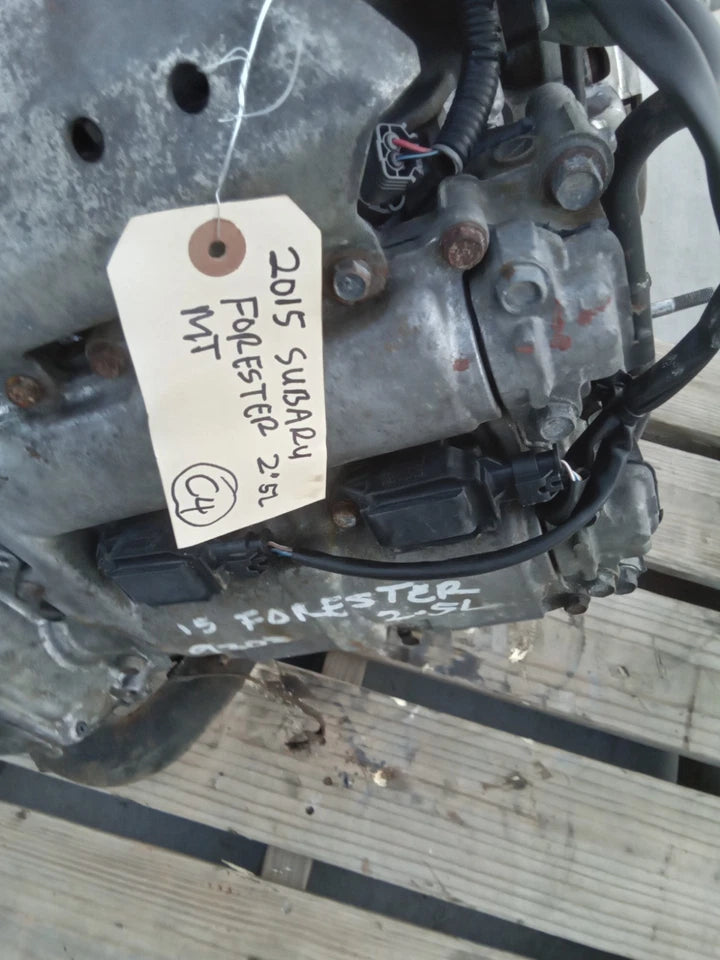 14 15 SUBARU FORESTER 2.5L MANUAL TRANSMISSION ENIGNE MOTOR ASSY VIN A MT FB25