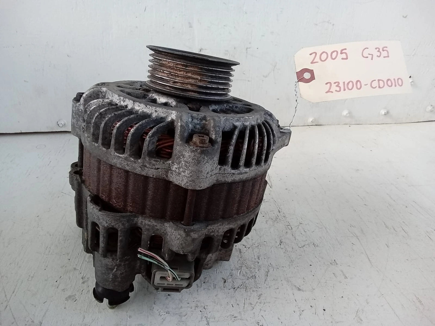 2003-2007 INFINITI G35 3.5L ALTERNATOR GENERATOR - 23100CD010 | A3TG0191