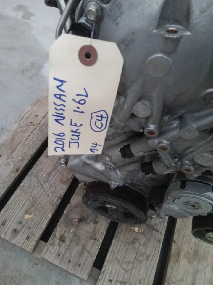 2015 2016 17 NISSAN JUKE 1.6L VIN A MR16DDT CVT S W/TURBO ENGINE MOTOR ASSEMBLY
