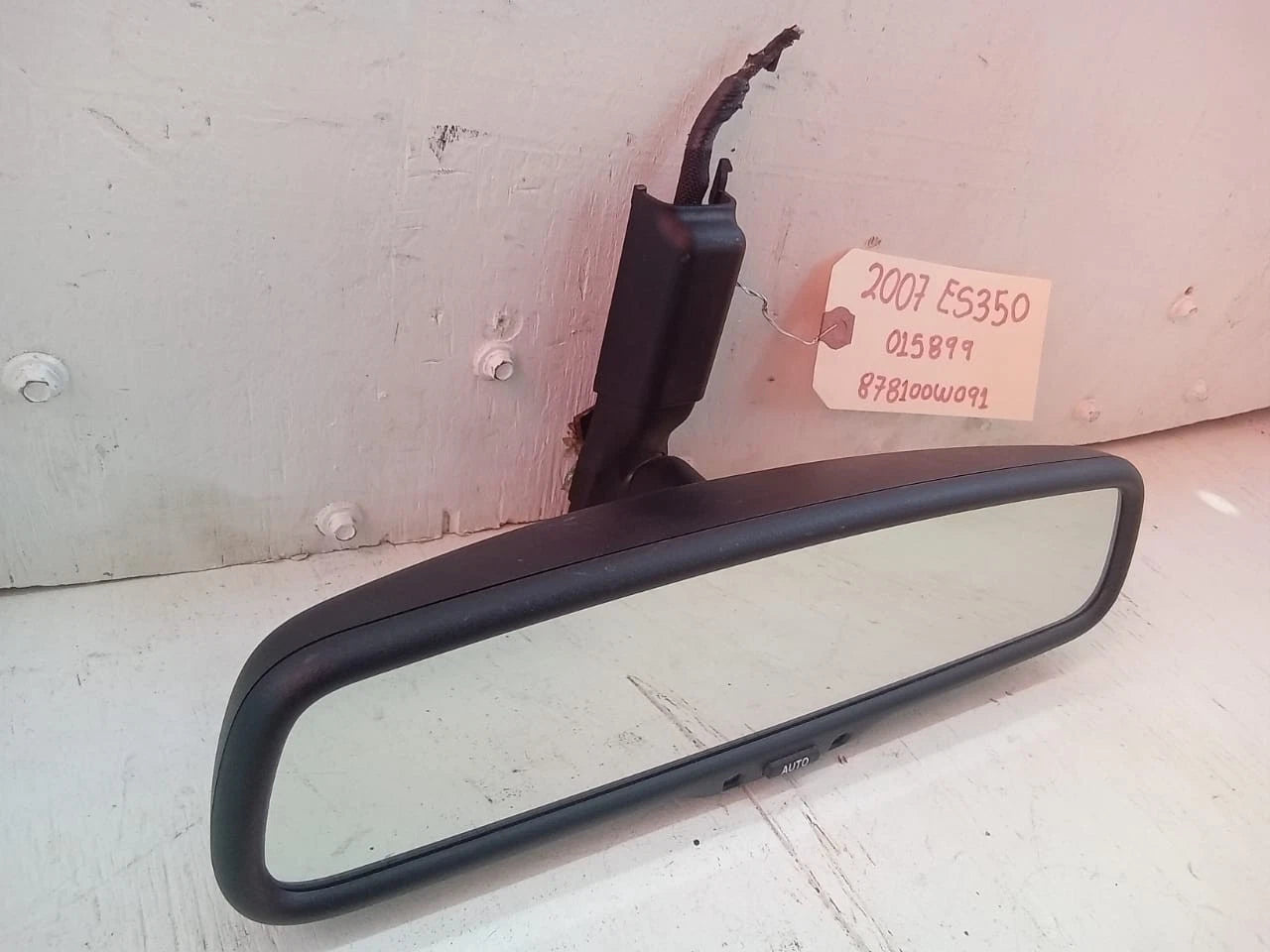 2007 2008 2009 LEXUS ES350 REAR VIEW MIRROR OEM 87810-0W091 | 015899 | 905-0807