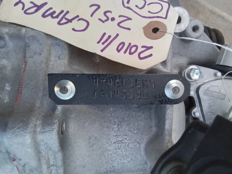 2010 2011 TOYOTA CAMRY 2.5L VIN F AUTOMATIC TRANSMISSION ASSY U760E
