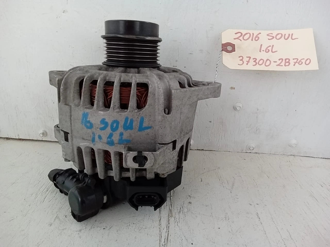 2012-2016 KIA SOUL | FORTE | RIO 1.6L ALTERNATOR GENERATOR 2616559 / 37300-2B760