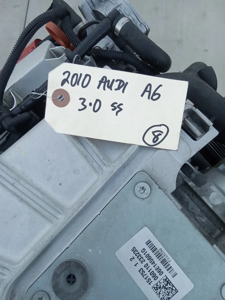 09 10 11 AUDI A6 3.0L V6 SUPERCHARGED ENGINE MOTOR ASSEMBLY W/ SUPERCHARGER CCA