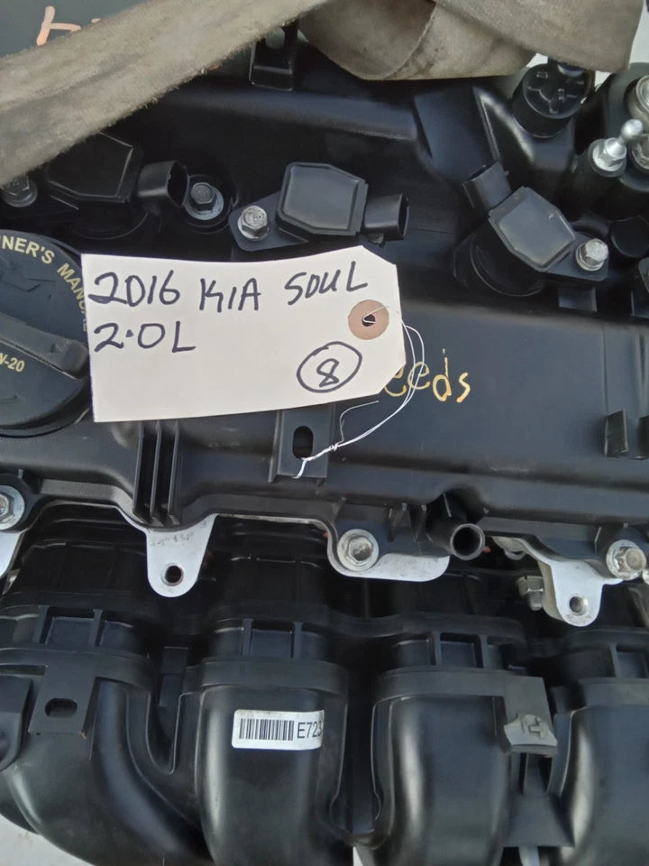 2016 16 KIA SOUL 2.0L ENGINE MOTOR ASSEMBLY VIN 5 G4NC