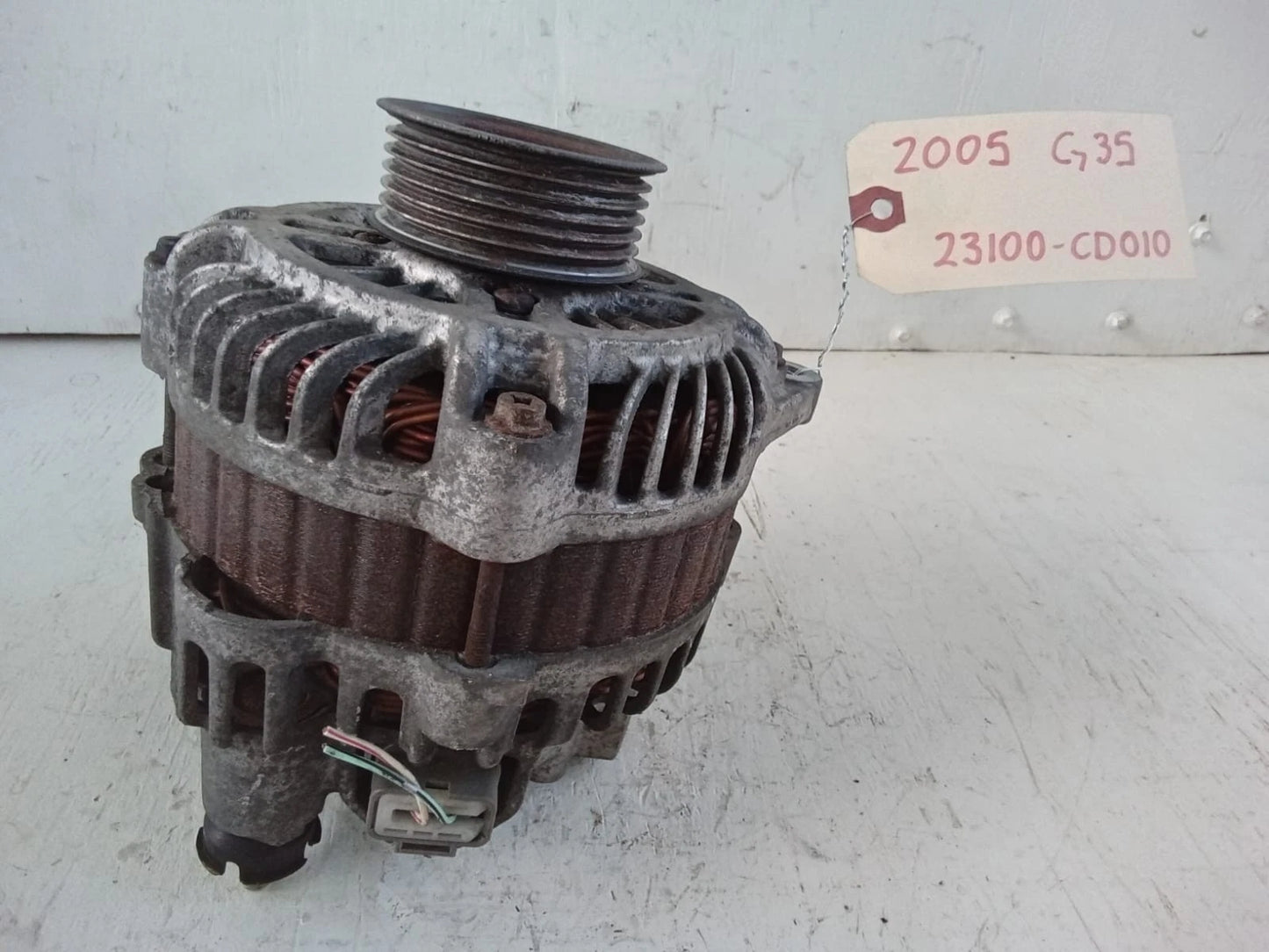 2003-2007 INFINITI G35 3.5L ALTERNATOR GENERATOR - 23100CD010 | A3TG0191
