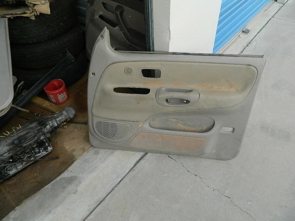TOYOTA TUNDRA ACC CAB FRONT RIGHT PASSENGER DOOR PANEL OEM TAN COLOR