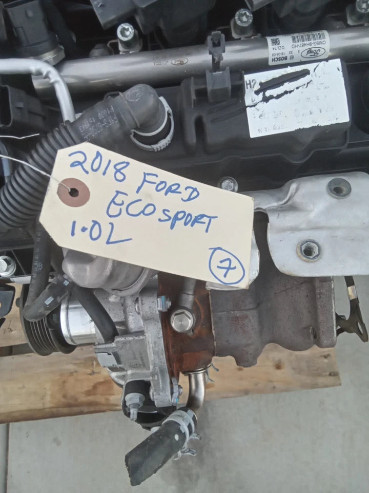 18 19 20 21 FORD ECOSPORT 1.0L 3 CYL ENGINE MOTOR W/TURBO ASSEMBLY VIN E 62K MIL