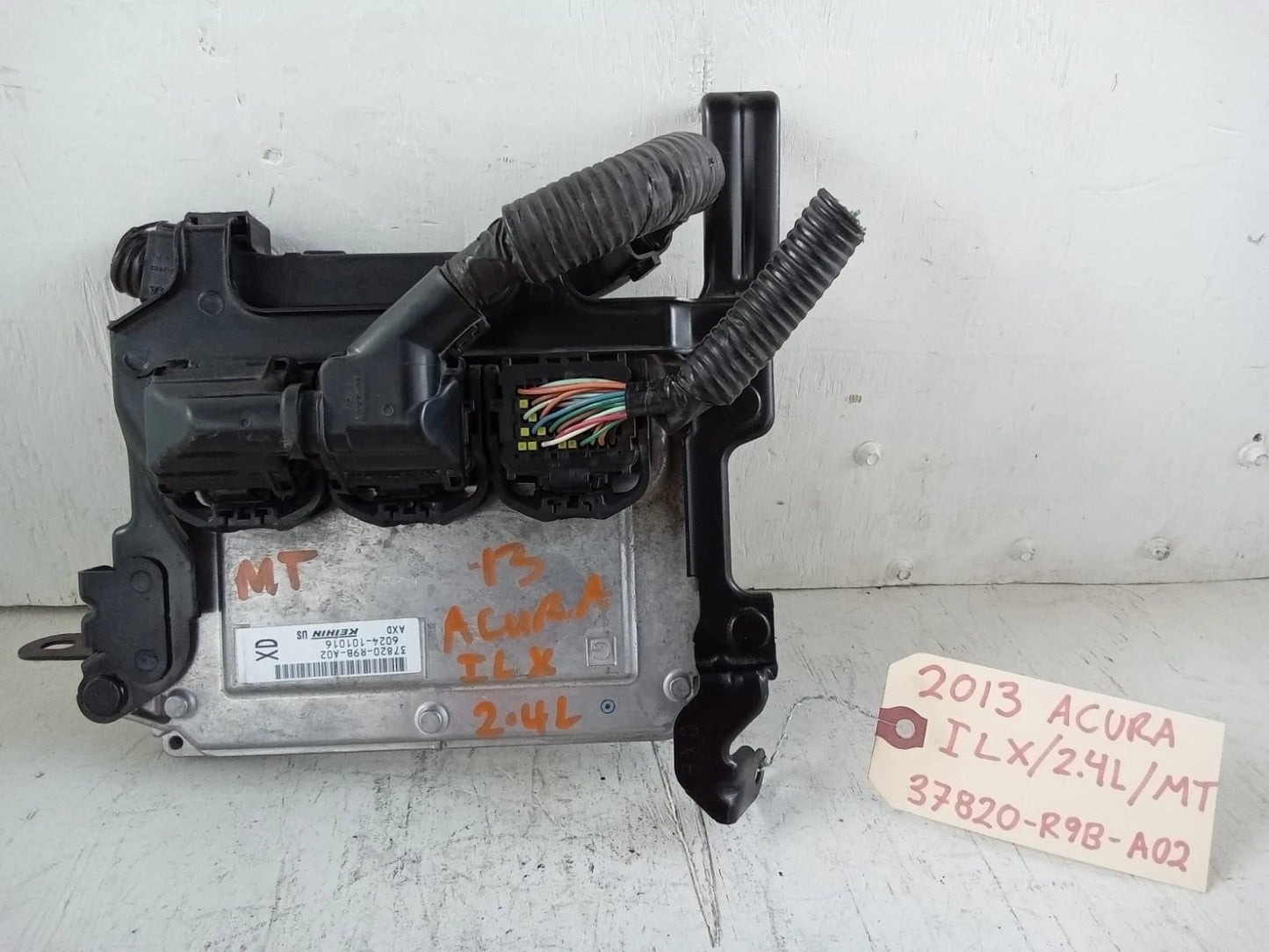 2013-2014 ACURA ILX 2.4L MT ENGINE COMPUTER CONTROL MODULE ECU ECM 37820-R9B-A02