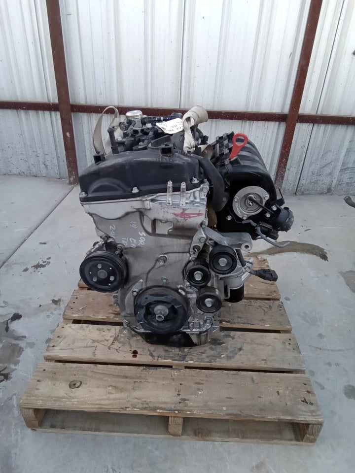 13-16 HYUNDAI SANTA FE VIN B 14-15 KIA SORENTO VIN 6 2.4L ENGINE MOTOR ASSY G4KJ