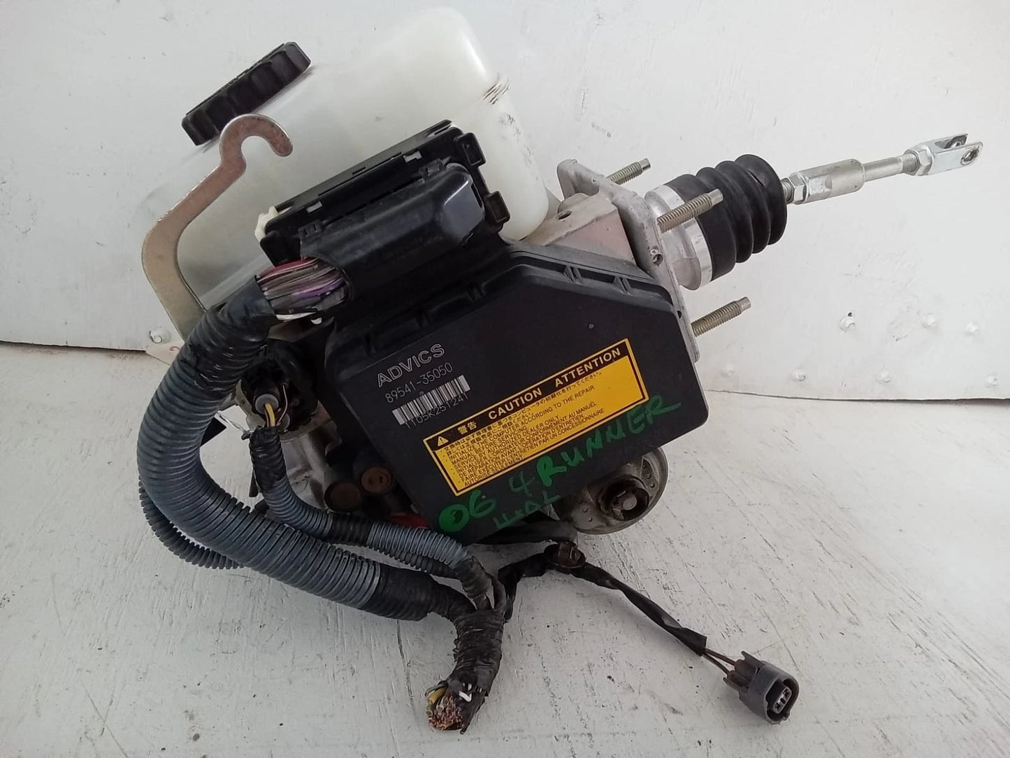 2005-2009 TOYOTA 4RUNNER 4.0L ABS PUMP BRAKE BOOSTER MASTER CYLINDER 89541-35050