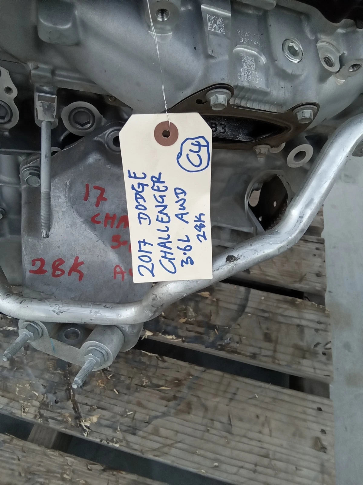 14-19 DODGE CHARGER 17-19 CHALLENGER 14-19 CHRYSLER 300 3.6L AWD ENGINE MOTOR
