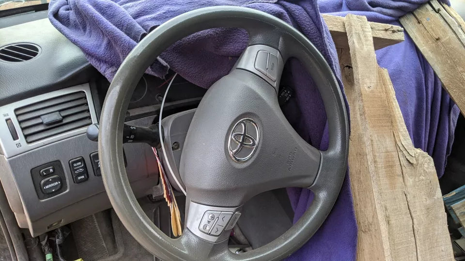 2007 2008 TOYOTA SOLARA Driver Steering Wheel WITH AIRB