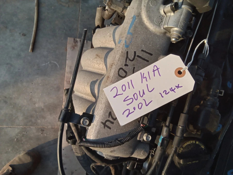 2010 2011 KIA SOUL 2.0L 4CYL ENGINE MOTOR ASSEMBLY (VIN 2, 8th digit)-124,446