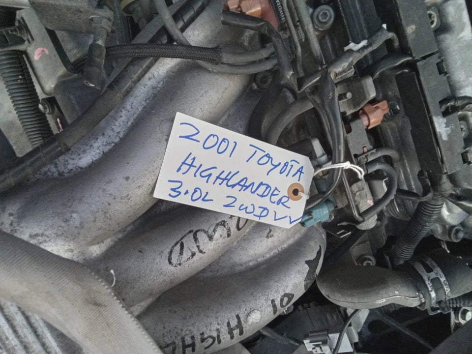2001 2002 2003 TOYOTA HIGHLANDER 3.0L V6 ENGINE MOTOR ASSY 2WD FWD 4X2 VIN F