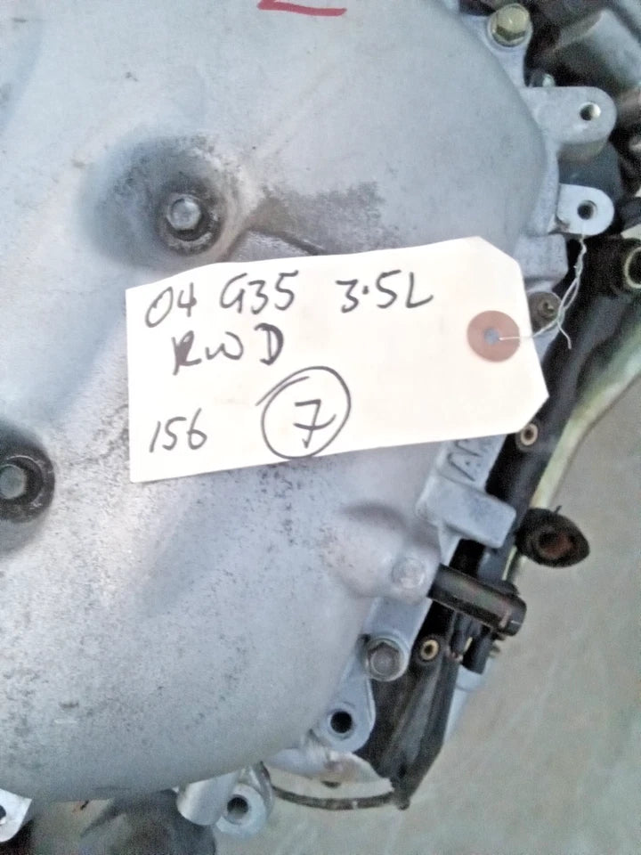 04 (FRM 10/03) 05(THRU 10/04) INFINITI G35 FX35 3.5L RWD 2WD ENGINE MOTOR VQ35DE