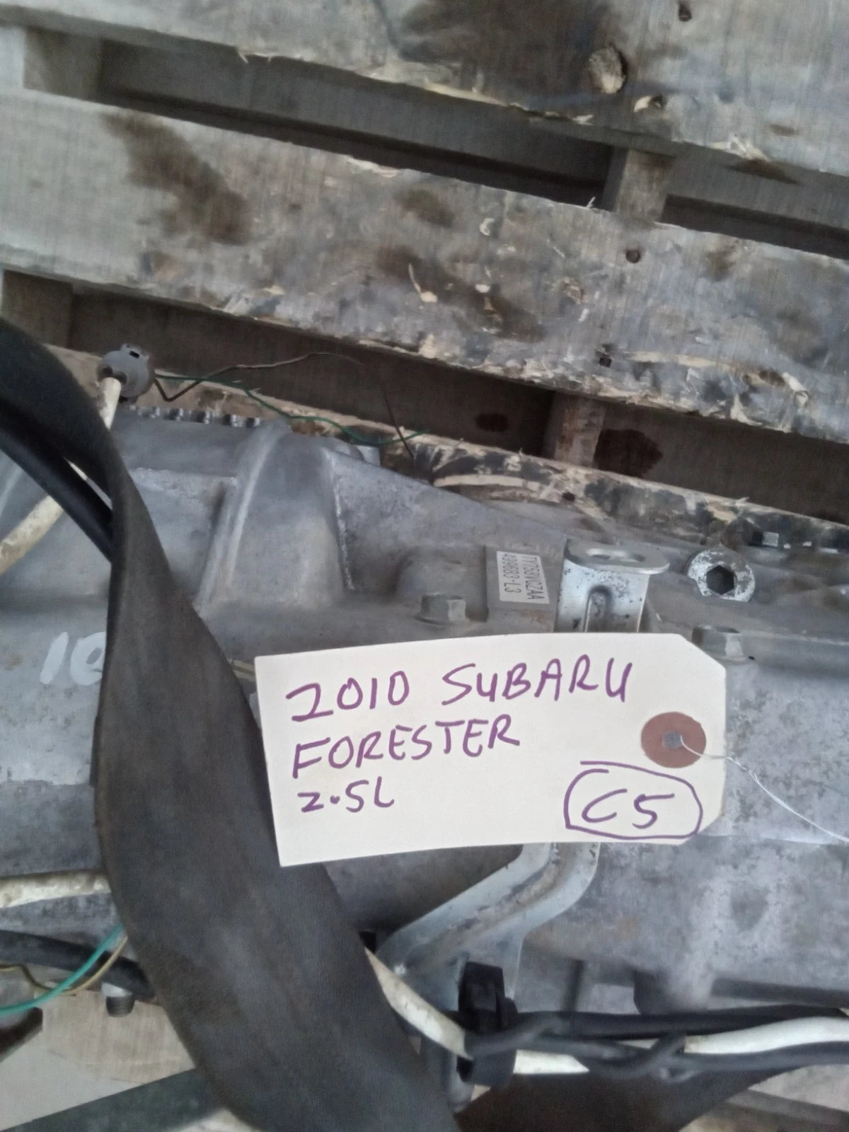 09 10 11 12 13 SUBARU FORESTER 2.5L W/O TURBO MANUAL MT STANDARD TRANSMISSION