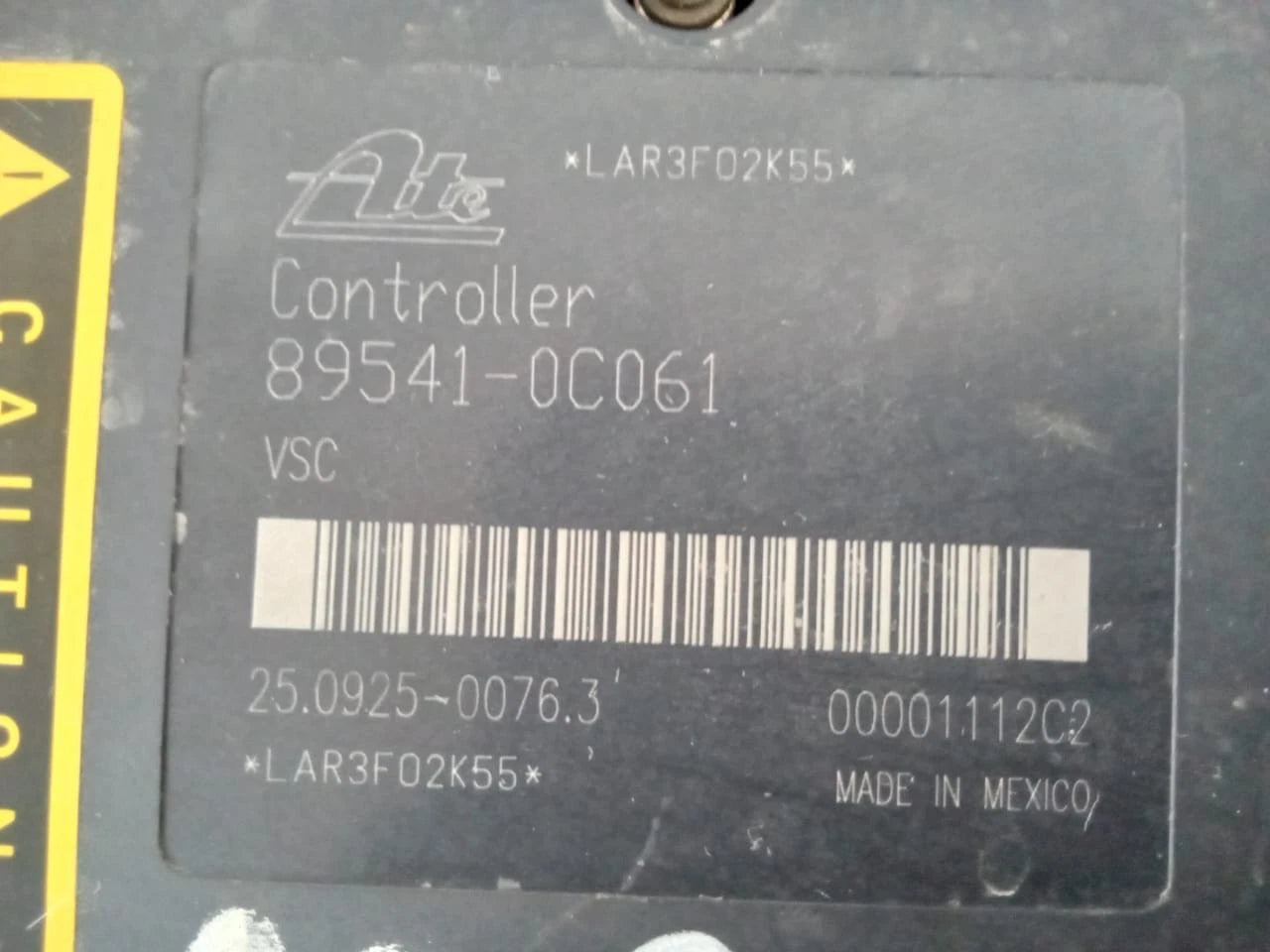 03-04 TOYOTA SEQUOIA 4WD 4.7L ANTI LOCK BRAKE PUMP ABS CONTROL MODULE 895410C061