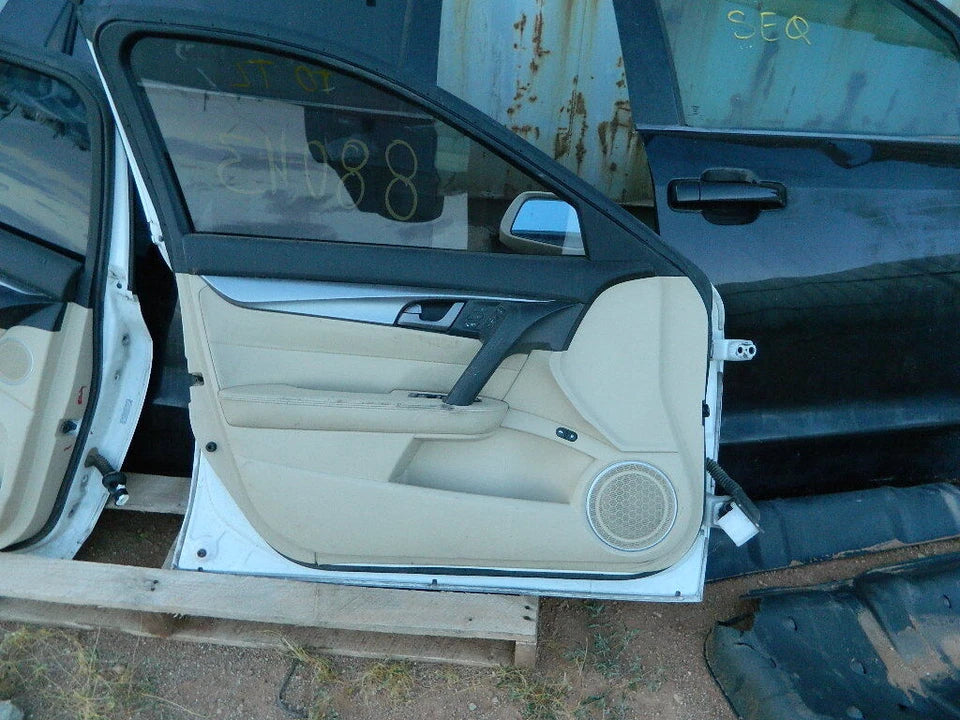 2009-2014 ACURA TL FRONT AND REAR LEFT DRIVER SIDE DOORS-SET PEARL WHITE COLOR