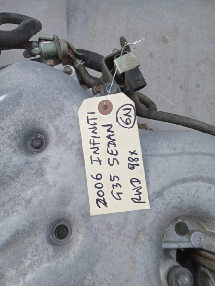 05(FRM 10/05) 06 07 INFINITI G35 05-08 FX35 M35 3.5L RWD 2WD ENGINE MOTOR VQ35DE