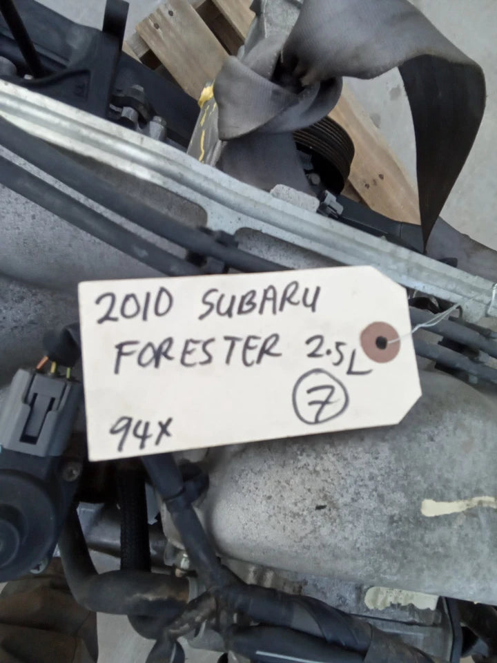 09 10 SUBARU FORESTER 2.5L EJ25 ENGINE MOTOR ASSEMBLY VIN 6 NON-TURBO 94K MILES